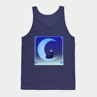 Moon cat Tank Top